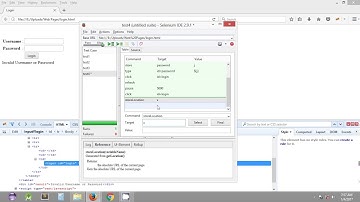 Selenium Tutorial #4 - Selenium IDE commands - Pause, Refresh, storeLocation and storeTitle Commands