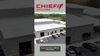 How Chief Buildings breaks the metal building mold #metalbuildings #construction #design