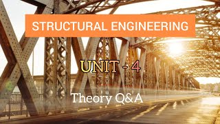 Structural Engg.| Tamil| Theory Qstns & Ans | Unit - 4| Diploma Civil