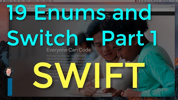 19 Enums and Switch, Part 1 - Intro to App Development with Swift