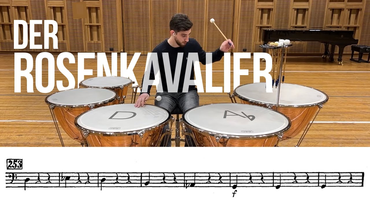 Orchestral Excerpts Timpani sheet - DER ROSENKAVALIER - Strauss 