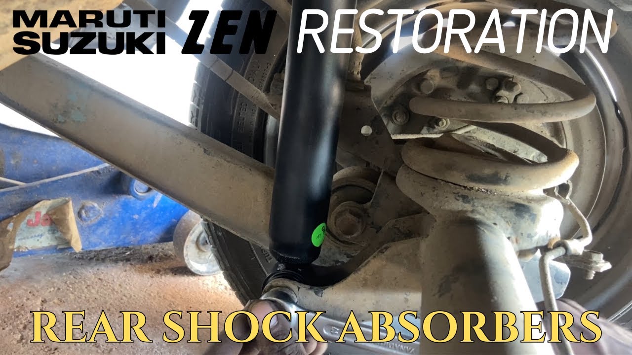 99 Maruti Zen Restoration Rear Shock Absorbers YouTube