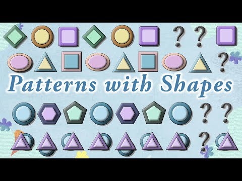 ABC Pattern, Repeating ABC pattern for Kindergarten or Grade 1
