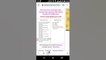 NVS PGT 2022 FINAL RESULT DECLARED 1616 POST