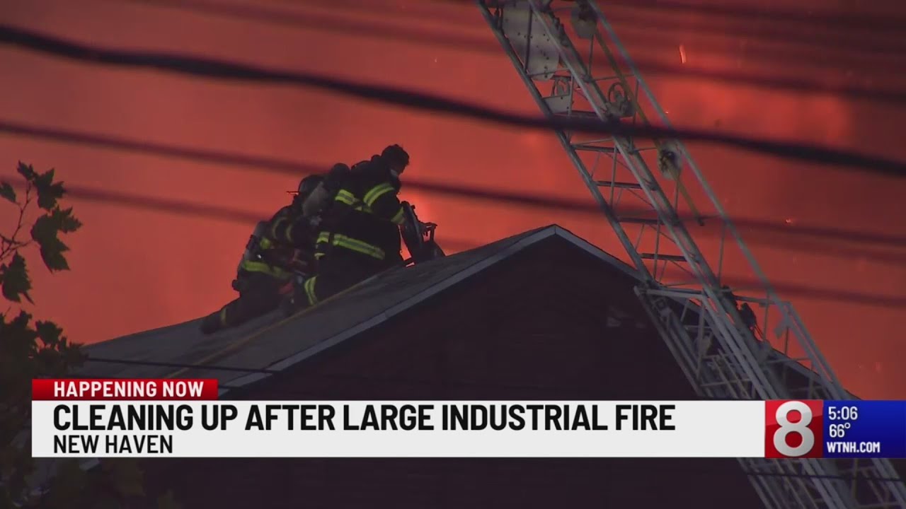 2 treated for smoke inhalation after fire in New Haven - YouTube
