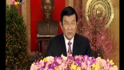 [VTC News] Chủ tịch nước Nguyễn Tấn Sang chúc Tết Ất Mùi