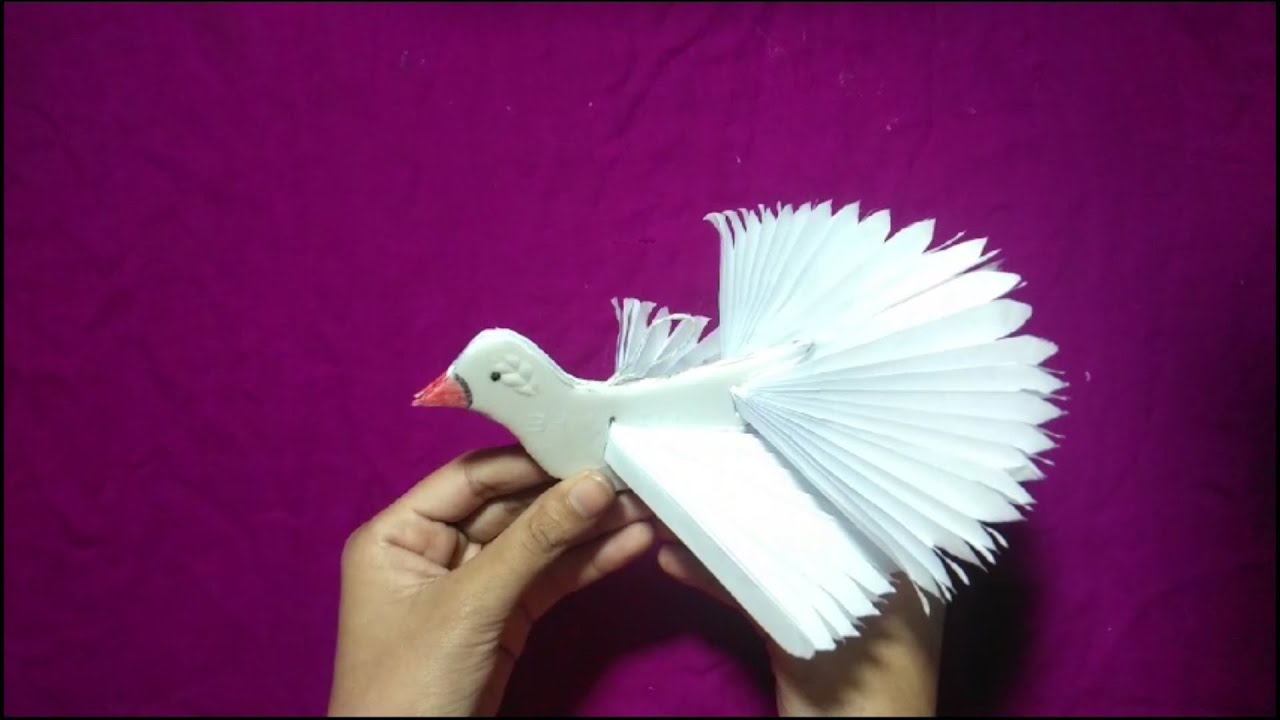 Tagak Paper How To Make an Origami Flapping Bird// Paper bird // Origami bird ...