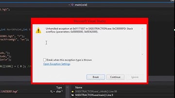 C  Unhandled exception at 0x010D15D7 Stack overflow