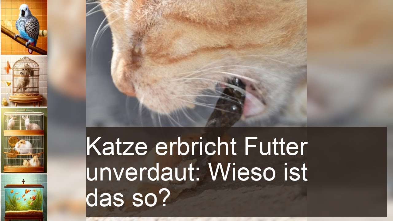 Katze Erbricht Futter Unverdaut Nach Stunden Katze erbricht Futter unverdaut: Wieso ist das so? - YouTube