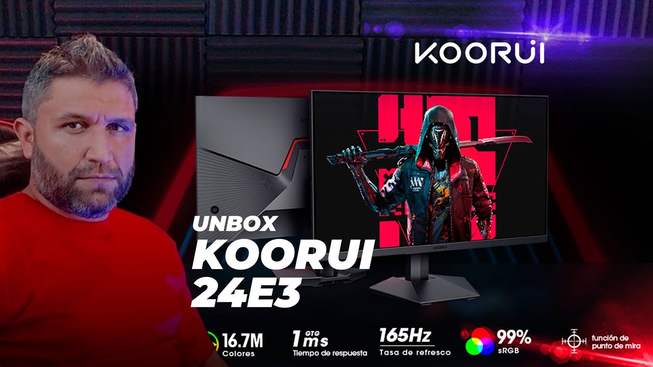 UNBOXING - KOORUI 24E3 165HZ 1080P 1MS IPS 🔥🔥🔥 