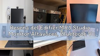 Reseña del Edifier MR3 Studio Monitor Altavoces, Bluetooth V5.4 Altavoces de estantería Activos, Hi-