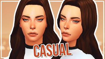 CASUAL 🧡 // The Sims 4 Create A Sim + FULL CC LIST