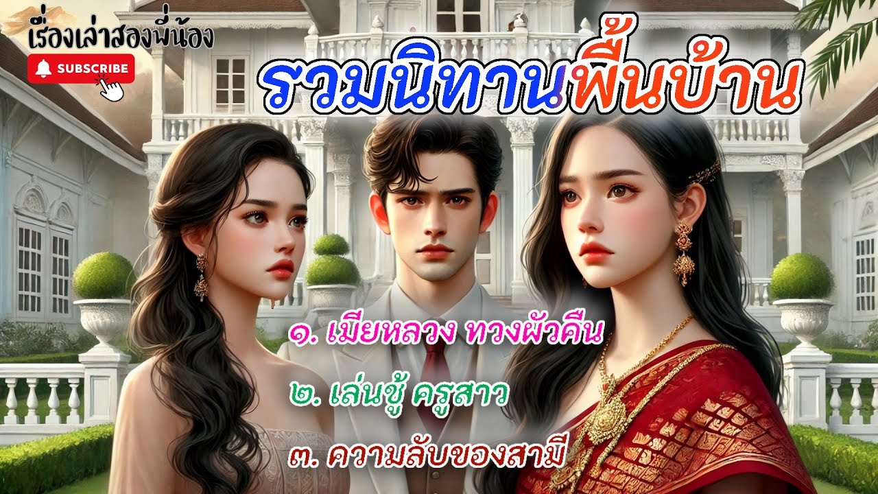 รวมนิทานพื้นบ้าน; เมียหลวง ทวงผัวคืน- เล่นชู้ ครูสาว- ความลับของสามี #นิทานพื้นบ้าน #นิทานก่อนนอน