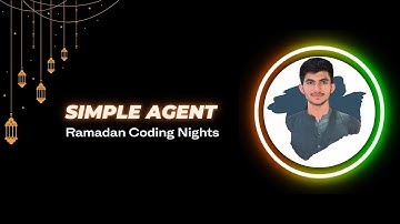 Building a Simple Agent using UV, OpenAI Agents SDK, and Gemini | Ramadan Coding Nights