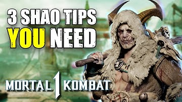 3 Beginner General Shao Tips You NEED To Know | Mortal Kombat 1