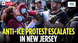 Anti ICE Protest LIVE: ICE Agents Clash With Protesters Outside New Jersey Detention Facility | N18G