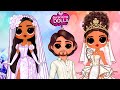 Encanto Isabela, Dolores, Mirabel, Luisa Wedding Dress - DIY Paper Dolls & Crafts