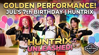Fan Cam KPOP DEMON HUNTERS HUNTRIX in Jul's Day Golden #kpop #kpopdemonhunters #huntrix #icon