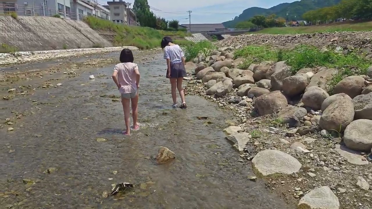 休日の水遊び🤗