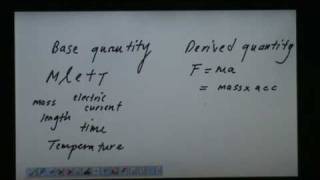 Base & Derived Quantity
