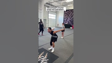 TWO DIFFERENT ATHLETES GIVING OFF THE SAME ENERGY… #cheer #tumblechef #tumbling #Shorts