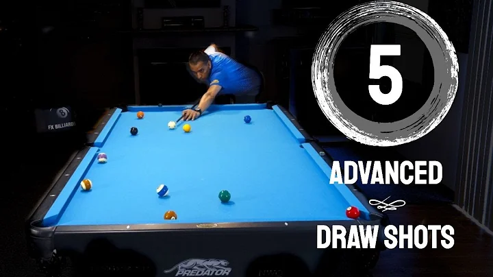 5 ADVANCED DRAW SHOTS - (Pool Lessons) How to get position using a draw shot