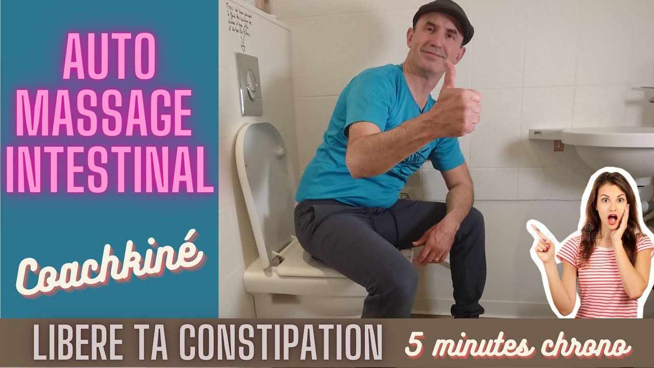 CONSTIPATION intestinale ou ballonnements: l'auto-massage que vous devez connaître !! #constipation