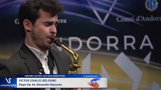 ANDORRA SAX FEST 2023: Victor Cohilis (Belgium) plays Elegie Op. 44, Alexander Glazunov