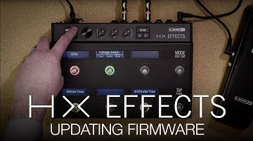 HX Effects Updating Firmware