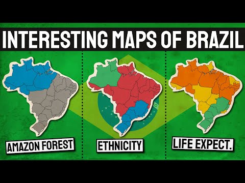 Interesting Maps of BRAZIL That Teach Us About The Country