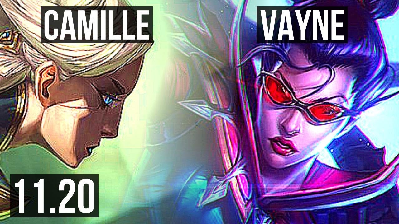 CAMILLE vs VAYNE (TOP) 5/0/5, 1.6M mastery, 500+ games NA Diamond