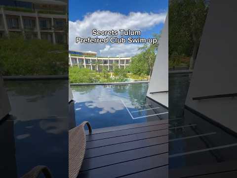 Secrets Tulum Preferred Club Swim-up suite Mexico.  adult on