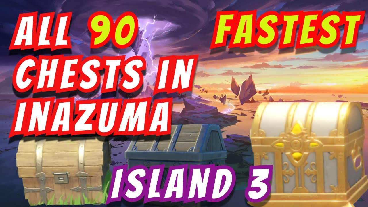 ALL CHEST LOCATIONS IN INAZUMA GENSHIN IMPACT YASHIORI ISLAND 100