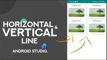 How to Draw Vertical And Horizontal Lines in Android Studio | Android Divider Bangla Tutorial