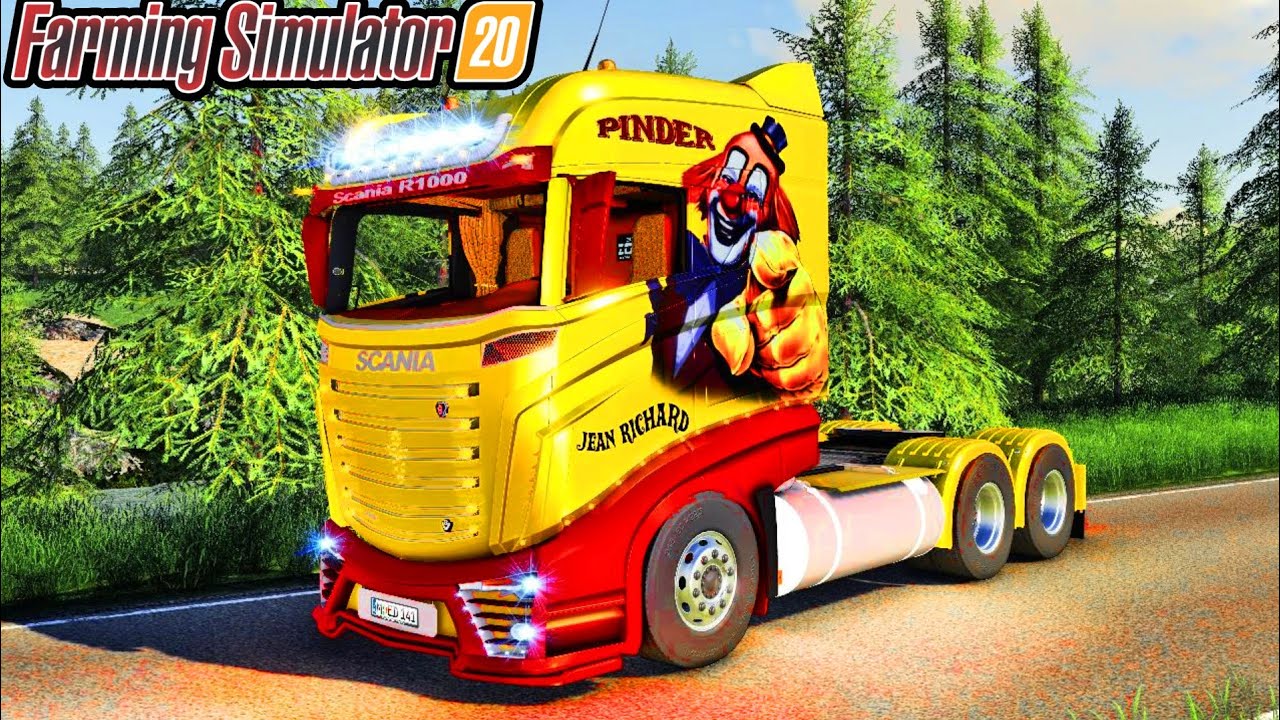 FS 20 SCANIA R1000 PINDER LINK SPECIAL EDITION TRUCK FARMING