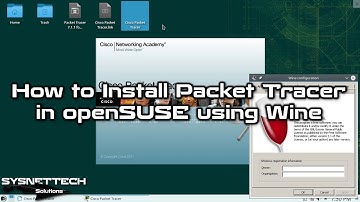 How to Install Cisco Packet Tracer on openSUSE Leap 15 using Wine | SYSNETTECH Solutions