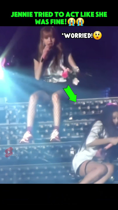 Jennie tried to act like she was okay even though her leg was hurting!!😭😭 #blackpink #lisa #rosé