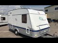 Обзор прицепа дачи. Тес Travel King-390. Четырёх местный караван. 2005. Цена 580 тысяч.