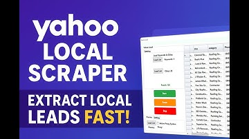 Yahoo Local Scraper Tutorial | Extract Local Business Data Fast & Easy