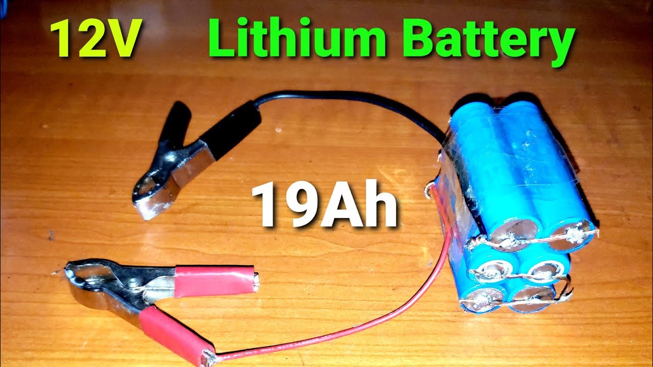 How to make 12v 19.2 Ah Lithium ion battery packs with 18650 cells ...