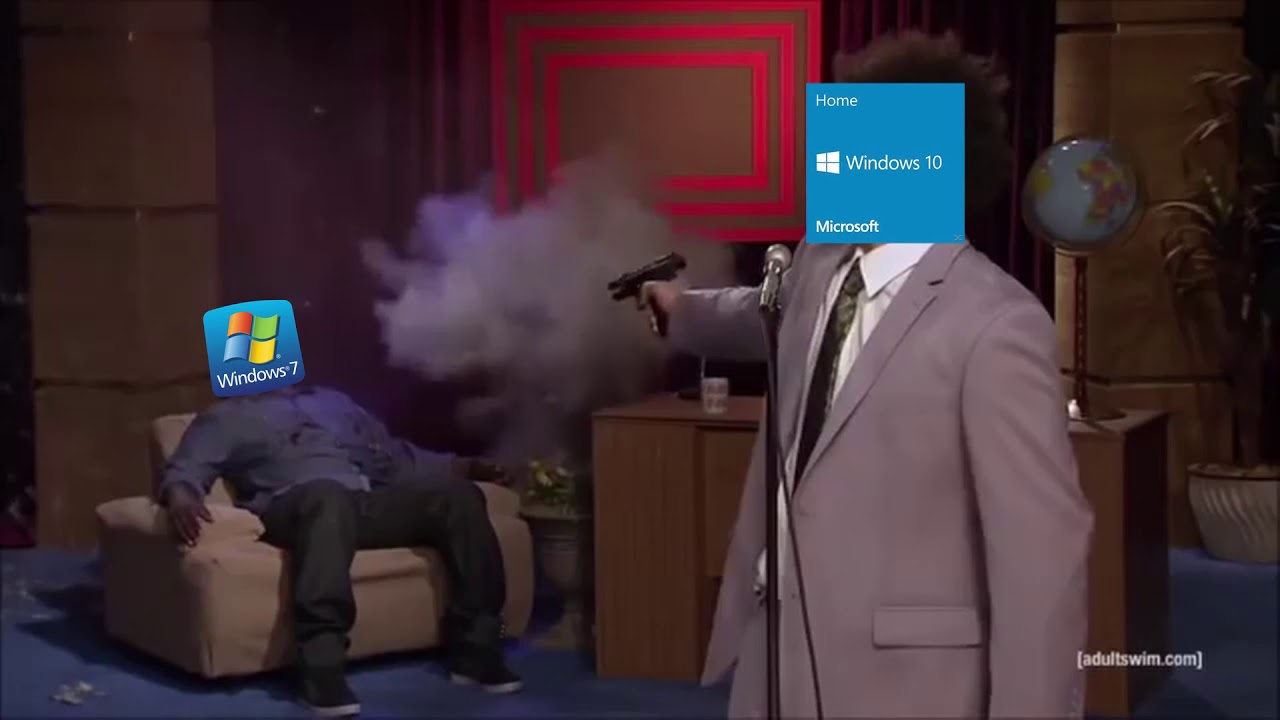 so I made some windows 7 memes YouTube