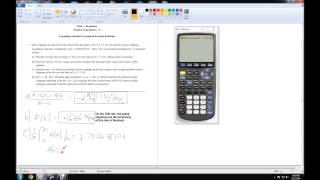 2014 AP Calculus AB Free-Response Question 1 Solution 1080p HD