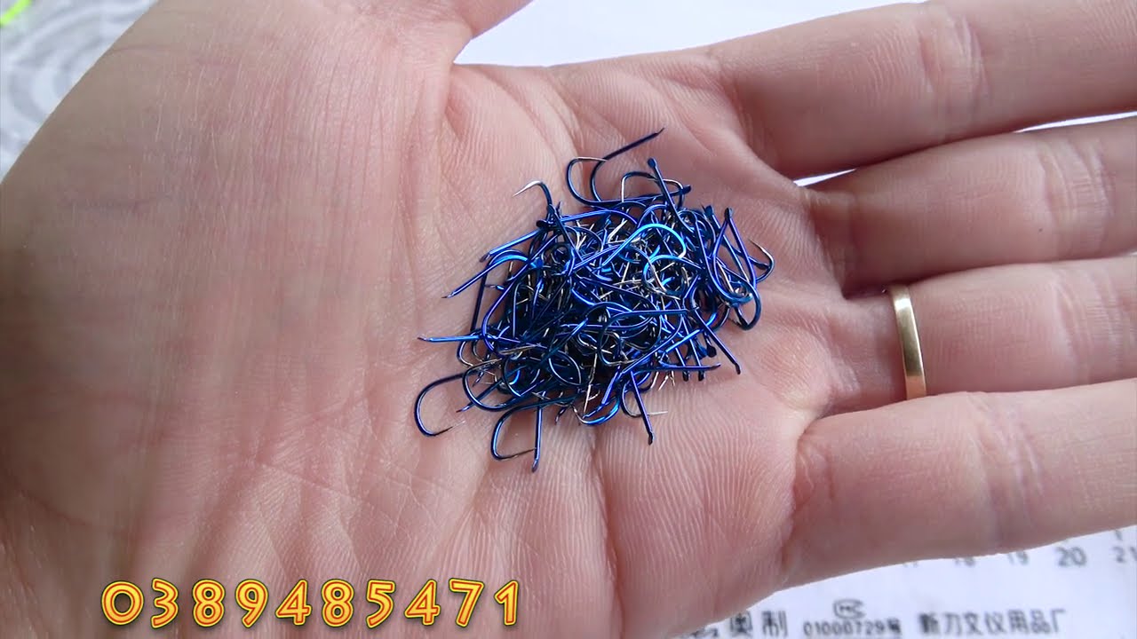 Chọn lưỡi câu thế nào để câu đài, trên tay vài mẫu... - youtube