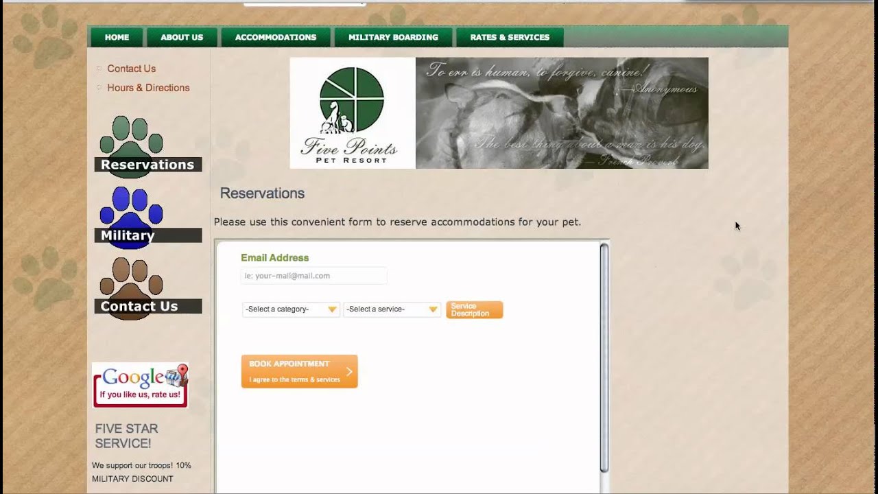 Online Booking Widget Improvements