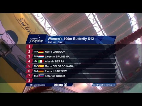 Women's 100m Butterfly S12 Final | Dublin 2018