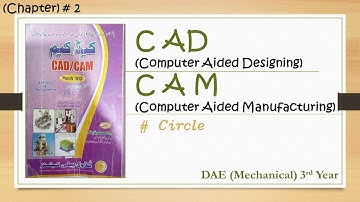 DAE (Mechanical) Cad Cam Lecture 18 SKETCHING ENTITIES CIRCLE