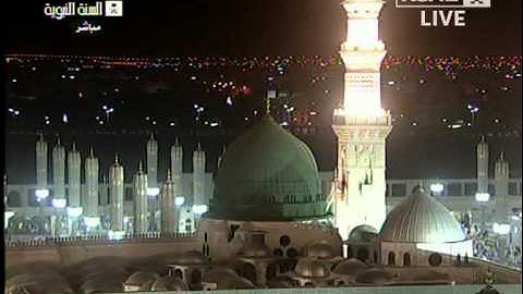 أذان جميل لصلاة العشاء للشيخ عبدالمجيد السريحي  الخميس 18 11 1433هـ من المسجد النبوي الشريف