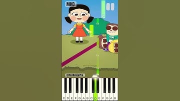 Time Freeze in SQUID GAME! @MaxDesignPro - Piano Tutorial