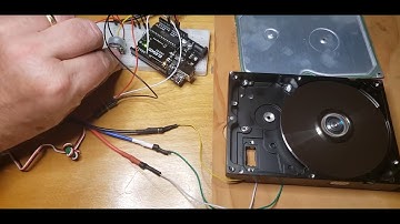 Arduino/ESC control of HDD motor.