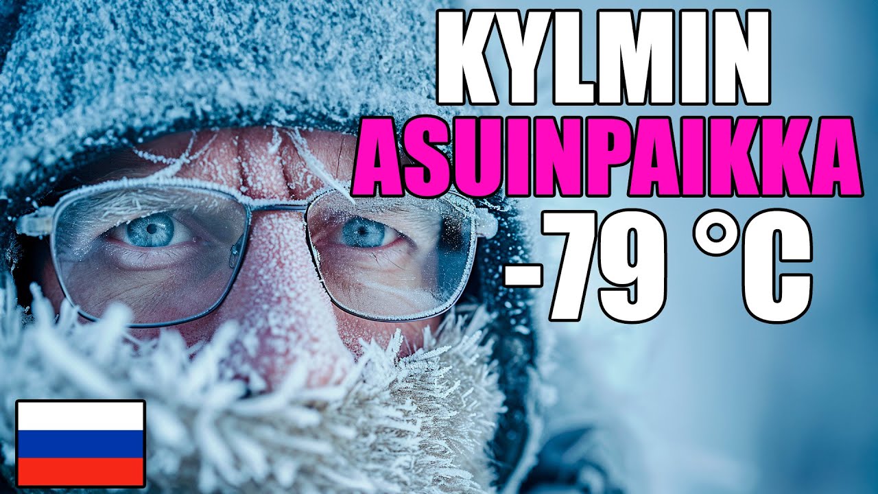 Maailman kylmin asuinpaikka, jossa silmälasit jäätyvät päähän kiinni! (OIMJAKON, -71 °C)